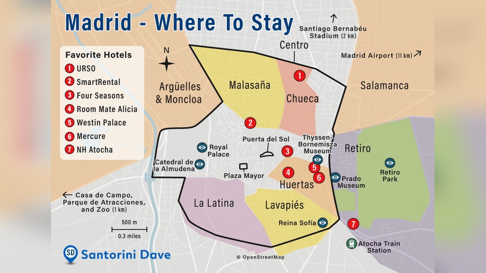 Best Place to Stay in Madrid