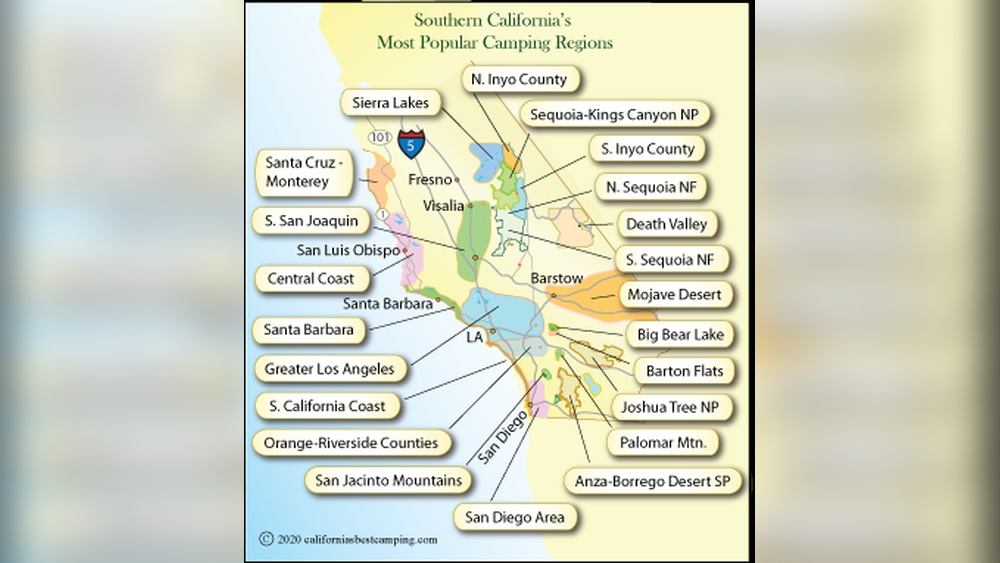 Best Places to Camp in Southern California