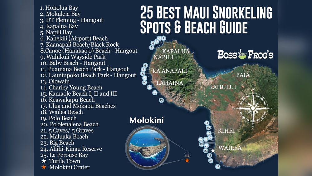 Best Places to Snorkel in Maui Hawaii