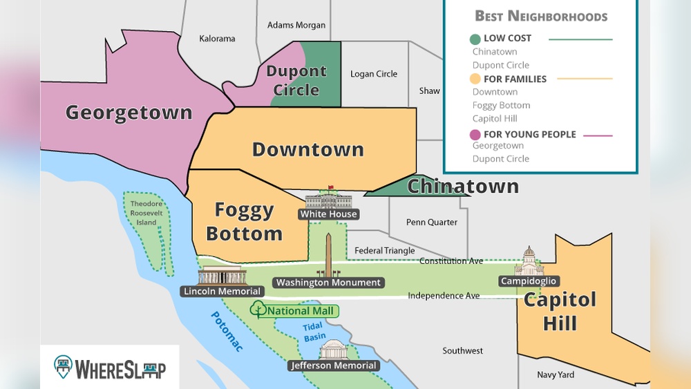 Best Places to Stay in Dc