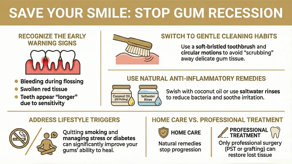 How to Reverse Gum Recession at Home