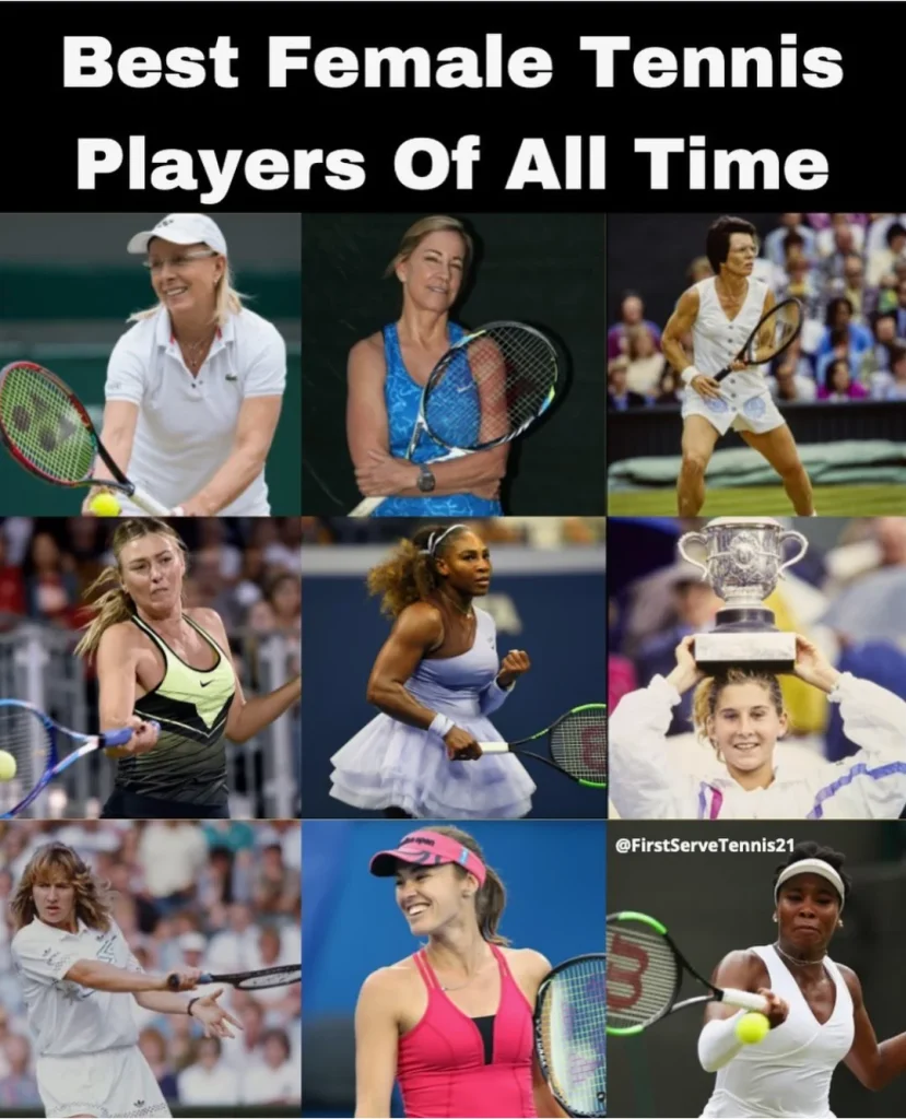 best female tennis players of all time